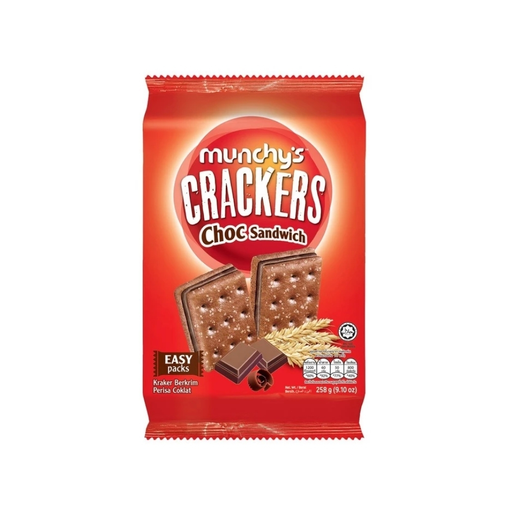 ECO-101.jpg Munchy’s Choc Cream Crackers 258g - Image 1