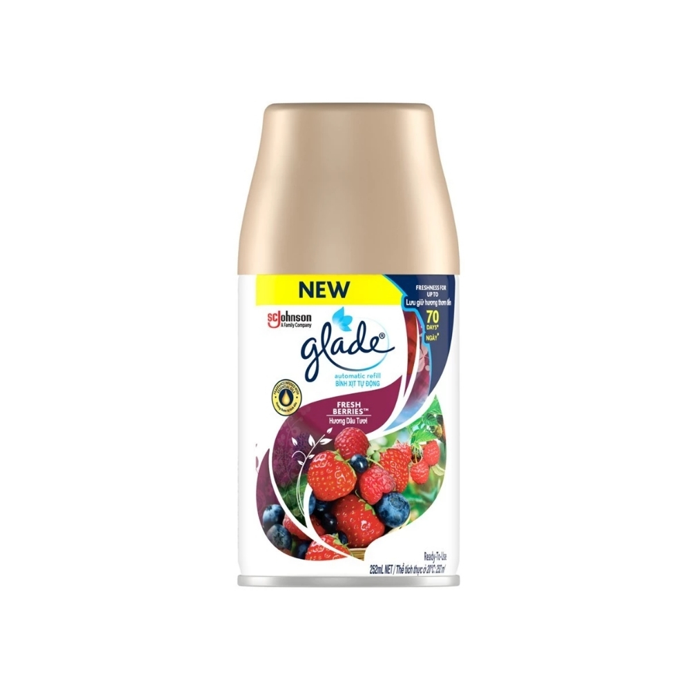 ECO-17.jpg Glade Fresh Berries Spray Refill 252ml - Image 1