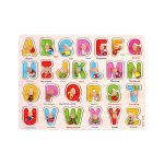 Wooden Alphabet Knob Puzzle