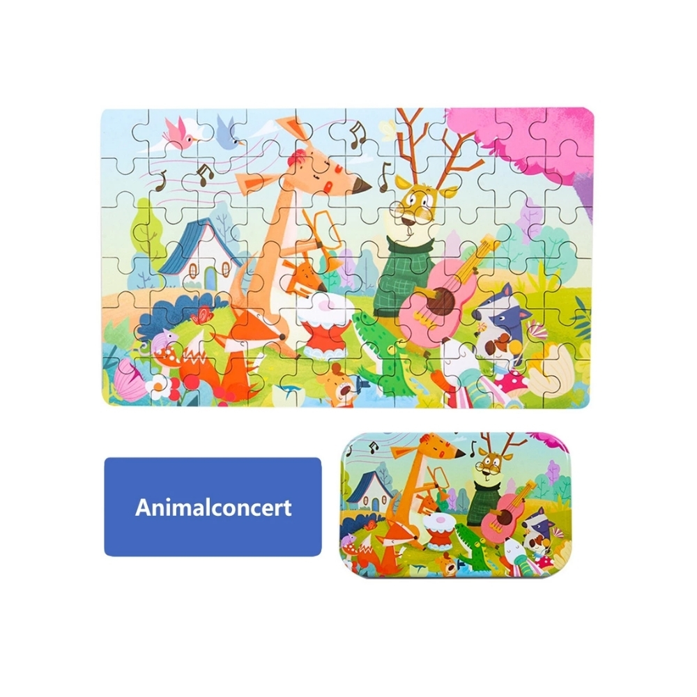ECO-187.jpg Animal Band Concert Puzzle - Image 1