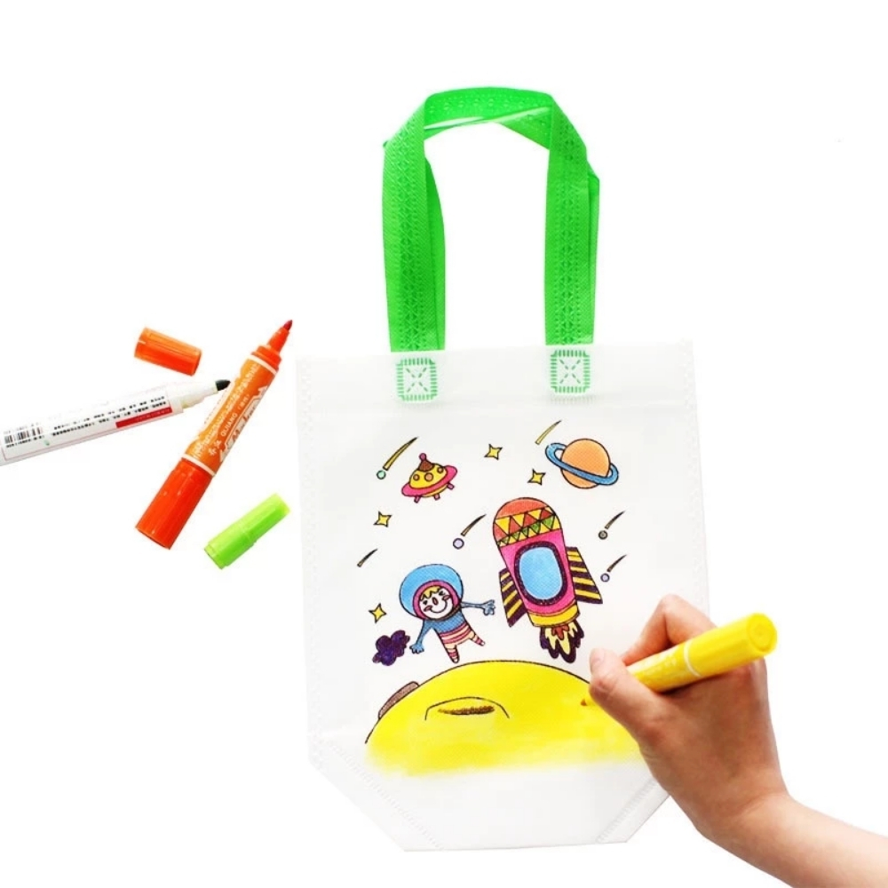 ECO-195.jpg Kids DIY Colouring Tote Kit - Image 1