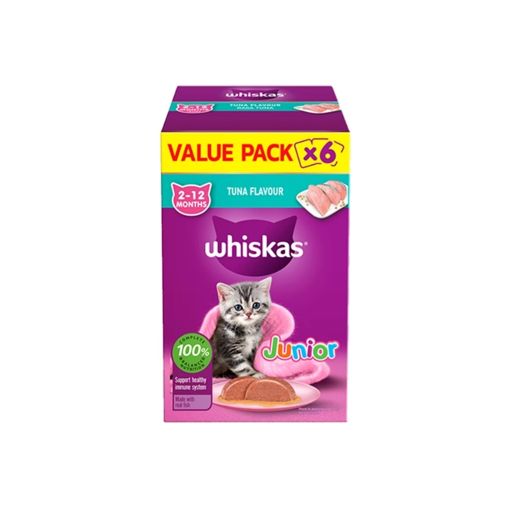 ECO-235.jpg Whiskas Junior Tuna Kitten Wet Food 6s - Image 1