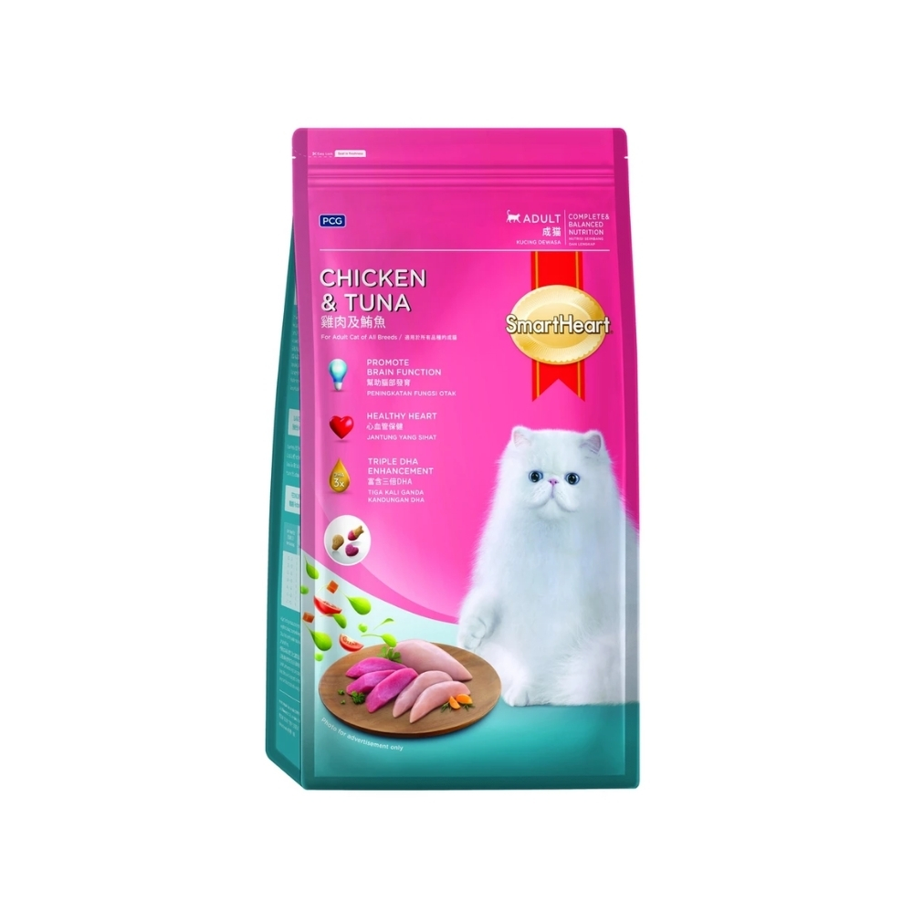 ECO-239.jpg SmartHeart Chicken Tuna Cat Kibble 3kg - Image 1