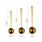 Gold Measuring Coffee Spoon Set